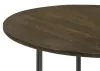 CoasterEssence 935995 Yaritza - Round Mango Wood Coffee Table - Natural And Gunmetal