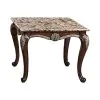 New Classic T1754-20 New Classic T1754-20 Maximus - Marble End Table - Brown