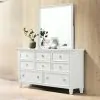 New Classic 02-044W-DM New Classic 02-044W-DM Tamarack - Dresser & Mirror Combo - White