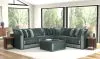Jackson Furniture Industries 2245/36/31/59/37/12-35 Remington - 5 Piece Modular Sectional And 1 Included Cocktail Ottoman - Pine