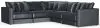 Jackson Furniture Industries 2245/36/31/59/37/5-23 Jackson Furniture Industries 2245/36/31/59/37/5-23 Remington - 5 Piece Modular Sectional - Slate