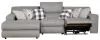 Jackson Furniture Industries 615/07/04/02-38 Jackson Furniture Industries 615/07/04/02-38 Rockport - 3 Piece Power Reclining Sectional With 1 LSF Lay-Back Chaise, 1 Armless Chair And 1 Lay-Flat Recliner - Gray