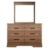 New Classic 00-B1828-DM New Classic 00-B1828-DM Coventry Hall - Dresser & Mirror - Brown