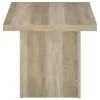 Coaster Fine Furniture 710877 Devar - Square Engineered Wood End Table - Distressed Pine