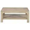 Coaster Fine Furniture 723488 Solano - Square Wood Cocktail Coffee Table - Weathered Mango