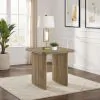 Coaster Fine Furniture 722857 Adina - Square Wood Side End Table - Distressed Light Brown