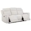 Coaster Fine Furniture 610151P-S2 Kennett - 2-Piece Chenille Power Reclining Sofa Set - Ivory