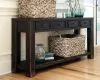 Ashley Furniture T732-4 Gavelston - Sofa Table - Black