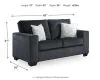 Ashley Furniture 8721335 Altari - Loveseat - Slate