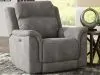 Ashley Furniture 5930113 Next-Gen Durapella - Power Recliner With Adjustablej Headrest - Slate
