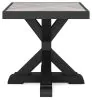 Ashley Furniture P792-702 Beachcroft - Square End Table - Black / Light Gray
