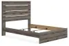 Ashley Furniture PCB2405B2 Graystorm - Queen Panel Bed - Brown Gray