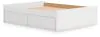 Ashley Furniture EB9630B22 Ashley Furniture EB9630B22 Onita - Queen Platform Bed With 1 Side Storage - White