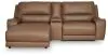 Ashley Furniture PCU62606S17 Ashley Furniture PCU62606S17 DeepWakes - 3-Piece Power Reclining Sectional With LAF Press Back Power Chaise - Caramel