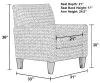Jackson Furniture Industries 74227-2086/18 Lewiston - Accent Chair - Graphite