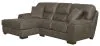 Jackson Furniture Industries 4043/75/42-19 Jackson Furniture Industries 4043/75/42-19 Royce - 2 Piece Sofa Chaise (RSF Loveseat / LSF Chaise) - Brown