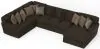 Jackson Furniture Industries 4376/62/76/30-49 Jackson Furniture Industries 4376/62/76/30-49 Mammoth - 3 Piece Sectional With RSF Chaise - Chocolate