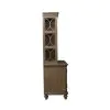 Liberty Furniture 412-HOJ-CHS Simply Elegant - Credenza & Hutch - Heathered Taupe