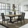 Liberty Furniture 879-DR-5TRS Liberty Furniture 879-DR-5TRS Harvest Home - 5 Piece Trestle Table Set - Black