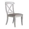 Liberty Furniture 303W-C3001S Ocean Isle - Upholstered X Back Side Chair - Antique White