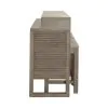Liberty Furniture 798-OT-4PCS Bartlett Field - 4 Piece Living Room Set (Console Bar Table & 3 Console Stools) - Dusty Taupe