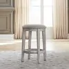 Liberty Furniture 303W-OT9001 Ocean Isle - Upholstered Console Stool - Antique White