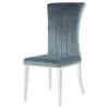 CoasterElevations 109452 Beaufort - Upholstered Dining Side Chair (Set of 2) - Steel Gray