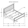 CoasterEveryday 204391KE Kauffman - Wood Eastern King Panel Bed - Dark Cocoa