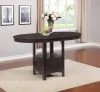 CoasterEveryday 102888 Lavon - Oval Extension Counter Dining Table - Espresso