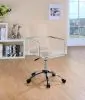 CoasterEssence 801436 Amaturo - Acrylic Adjustable Home Office Desk Chair - Clear