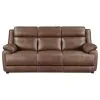 Coaster Fine Furniture 508281 Ellington - Upholstered Padded Arm Sofa - Dark Brown