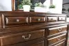 Furniture of America CM7302CH-CK-BED Brandt - California King Bed - Brown Cherry