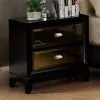 Furniture of America CM7295SV-N Golva - Nightstand - Silver