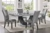 New Classic 40-3765-D4C Lyra - Dining Table & 4 Chairs - Gray