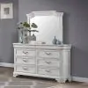 New Classic 00-493W-DM New Classic 00-493W-DM Lyndhurst - Dresser & Mirror - White