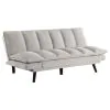 Coaster Fine Furniture 360017 Laredo - Upholstered Tufted Convertible Sofa Bed - Light Gray