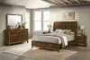 New Classic 00-B0182-35N New Classic 00-B0182-35N Ballard - 5/0 Queen 5 Piece Bedroom Set (Bed, Dresser, Mirror, 2 Nightstands) - Brown