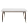 Liberty Furniture 618-T3864 Edison - Rectangular Leg Table With Faux Marble Top - Brownstone