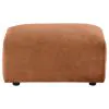 Coaster Fine Furniture 504954 Burnett - Chenille Upholstered Ottoman - Burnt Orange