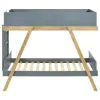 Coaster Fine Furniture 460572TB1 Frankie - Headboard, Footboard, Ladder & Slats, Box 1 of 2 - Blue And Natural