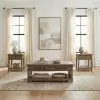 Liberty Furniture 939-OT-3PCS Artisan Home - 3 Piece Set (Cocktail Table And 2 End Tables) - Sienna Stone