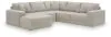 Benchcraft® 18304S6 Benchcraft® 18304S6 Next-Gen Gaucho - 5-Piece Sectional With LAF Corner Chaise - Gray