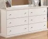 Ashley Furniture B139-31 Bostwick Shoals - Six Drawer Dresser - White