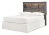 Ashley Furniture B211-85 Drystan - Full Bookcase Headboard - Brown / Beige