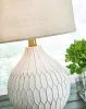 Ashley Furniture L180094 Wardmont - Ceramic Table Lamp  - White