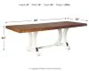 Ashley Furniture D546-35 Valebeck - Rectangular Dining Room Table - White / Brown