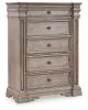 Ashley Furniture B916-46 Blairhurst - Five Drawer Chest - Light Grayish Brown