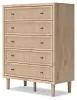 Ashley Furniture B1199-345 Cielden - Five Drawer Wide Chest - Two-Tone