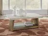 Ashley Furniture T642-1 Ashley Furniture T642-1 Brendalhouse - Rectangular Cocktail Table - Light Brown