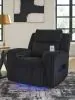 Ashley Furniture PC6420213 Forest Lake - Power Recliner With Adj Headrest - Black